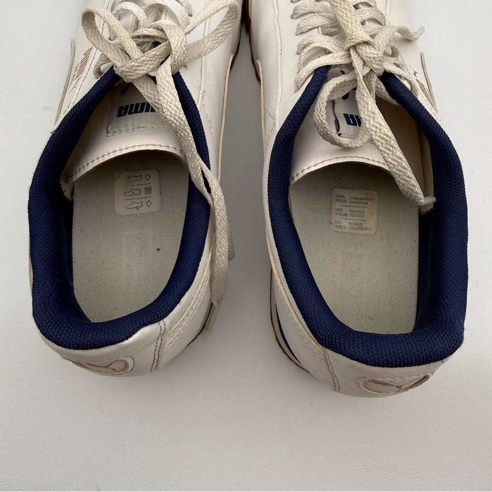 Puma Roma Classic 354259 41 Sneakers Men's White Gum Casual Shoes Sz 7 Retro - Picture 9 of 15